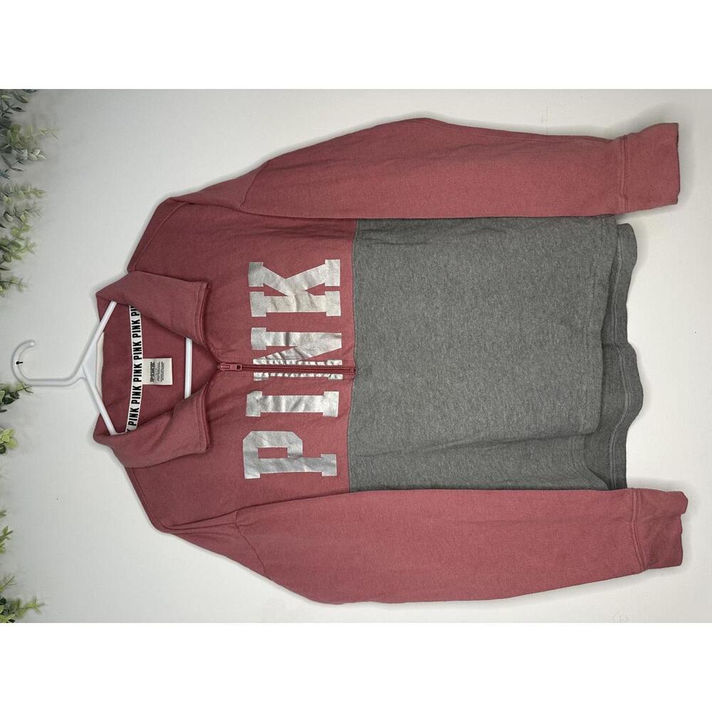 Victoria's Secret PINK Half-Zip Pullover Sweatshirt